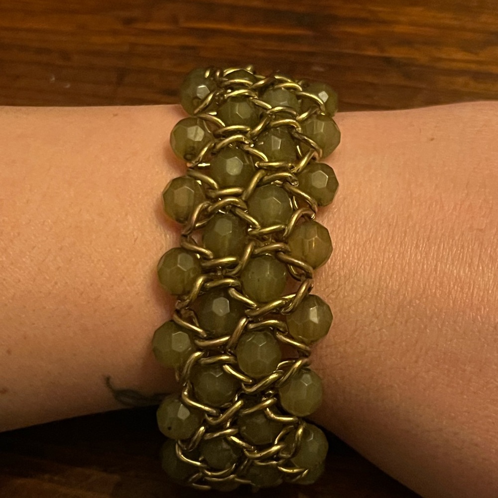 Beaded Chainmail Bracelet